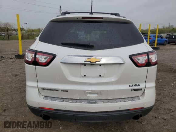 2017 Chevrolet Traverse Premier with VIN 1GNKVJKD5HJ276753, listed as a Copart auction lot 54424275 with 106,422 mi miles and Salvage title. Bid and sale history available at DreamBid. Image 6.