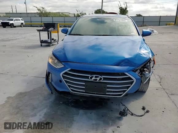 2017 Hyundai Elantra Value Edition with VIN KMHD84LF0HU245866, listed as a Copart auction lot 81701445 with 127,206 mi miles and Salvage title. Bid and sale history available at DreamBid. Image 14.