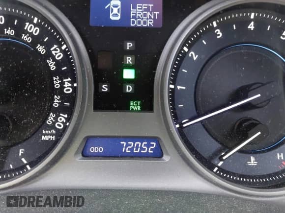 2008 Lexus IS 350 with VIN JTHBE262882016007, listed as a IAAI auction lot 42194725 with 72,052 mi miles and . Bid and sale history available at DreamBid. Image 7.