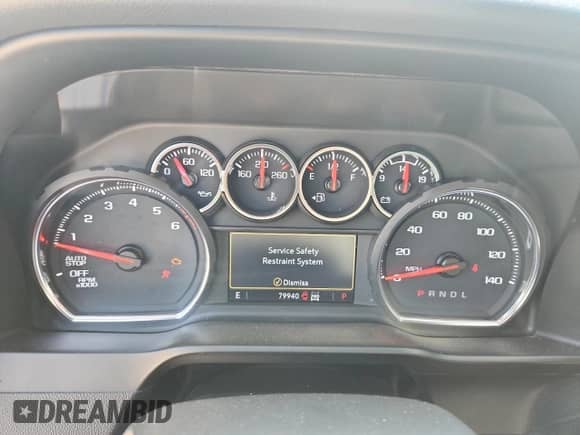 2021 Chevrolet Silverado 1500 LT with VIN 3GCUYDED4MG192974, listed as a Copart auction lot 65155515 with 79,940 mi miles and Salvage title. Bid and sale history available at DreamBid. Image 9.