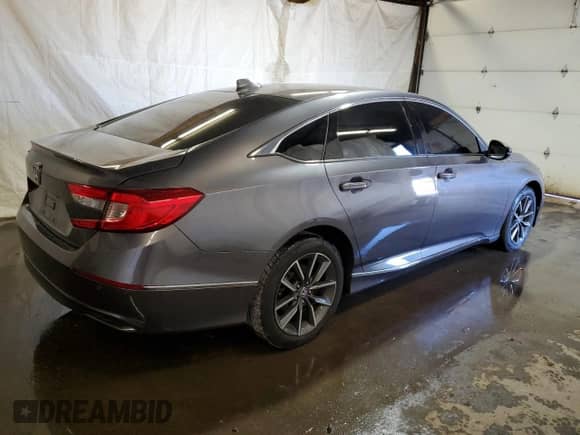 2021 Honda Accord EX-L с VIN 1HGCV1F54MA091590, выставлен на аукционе Copart как лот 84963475 с пробегом 54 052 миль миль и Списание • Salvage title. История ставок и продаж доступна на DreamBid. Изображение 3.