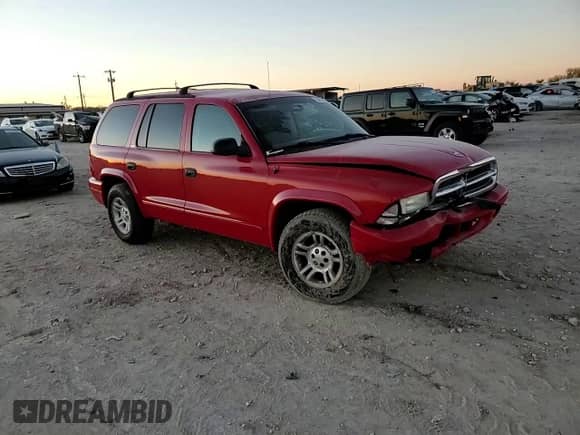 2002 Dodge Durango SLT with VIN 1B4HR48N02F200096, listed as a Copart auction lot 43988445 with Not provided miles and Salvage title. Bid and sale history available at DreamBid. Image 11.