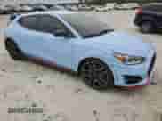 2021 Hyundai Veloster z VIN KMHT36AH1MU008985, wystawiony jako Copart lot #80621594 z przebiegiem 16 722 mil mil oraz Szkoda całkowita • Salvage title. Historia ofert i sprzedaży dostępna na DreamBid. Obrazek 4.