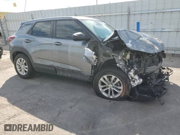 2021 Chevrolet TrailBlazer LS with VIN KL79MNSL3MB093068, listed as a Copart auction lot 63752455 with 63,316 mi miles and Salvage title. Bid and sale history available at DreamBid. Image 4.