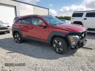 2024 Hyundai Kona SEL with VIN KM8HBCAB1RU104738, listed as a Copart auction lot 68103064 with 6,973 mi miles and Salvage title. Bid and sale history available at DreamBid. Image 4.