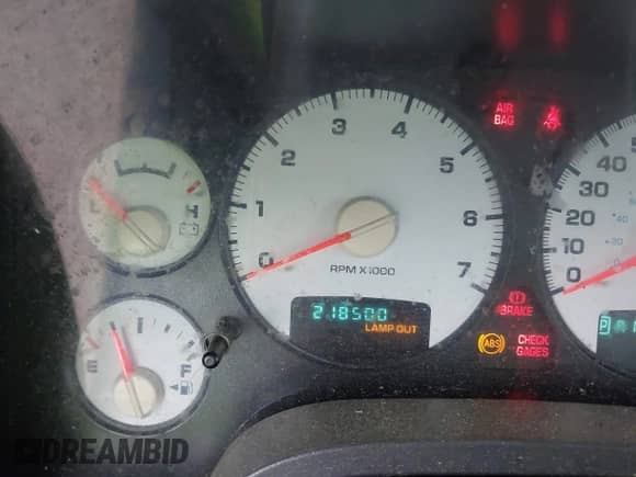 2003 Dodge 1500 ST with VIN 1D7HA16K13J682308, listed as a IAAI auction lot 41967944 with 218,500 mi miles and . Bid and sale history available at DreamBid. Image 15.