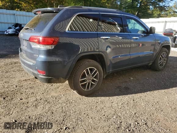 2020 Jeep Grand Cherokee Limited with VIN 1C4RJFBG5LC197705, listed as a Copart auction lot 84861955 with 61,902 mi miles and Salvage title. Bid and sale history available at DreamBid. Image 3.