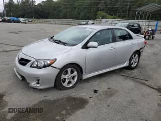 2011 Toyota Corolla S with VIN 2T1BU4EE3BC659319, listed as a Copart auction lot 81925435 with 107,861 mi miles and Salvage title. Bid and sale history available at DreamBid. Image 1.
