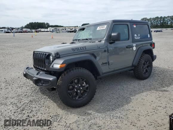 2022 Jeep Wrangler Willys Sport с VIN 1C4GJXAG3NW237912, выставлен на аукционе Copart как лот 75409904 с пробегом 6 463 миль миль и Списание • Salvage title. История ставок и продаж доступна на DreamBid. Изображение 1.