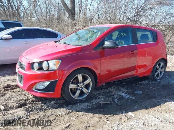 2014 Chevrolet Sonic RS with VIN 1G1JG6SB8E4224403, listed as a IAAI auction lot 41709181 with 156,563 mi miles and . Bid and sale history available at DreamBid. Image 6.