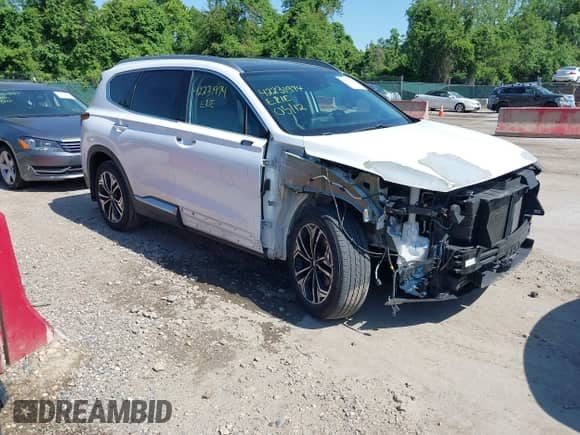 2019 Hyundai Santa Fe Ultimate с VIN 5NMS5CAA1KH092631, выставлен на аукционе IAAI как лот 42231974 с пробегом 57 231 миль миль и . История ставок и продаж доступна на DreamBid. Изображение 1.