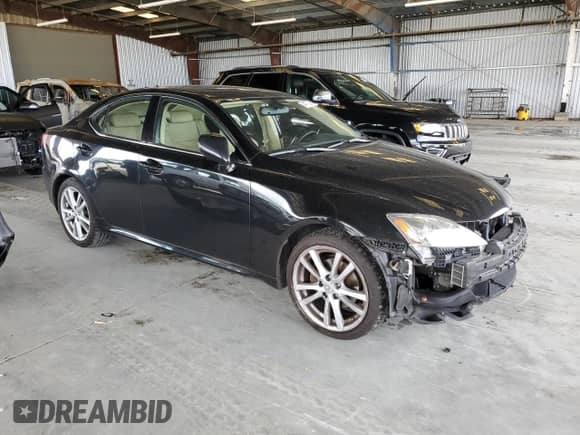 2007 Lexus IS 250 с VIN JTHBK262975026826, выставлен на аукционе Copart как лот 84777325 с пробегом 146 499 миль миль и Списание • Salvage title. История ставок и продаж доступна на DreamBid. Изображение 4.