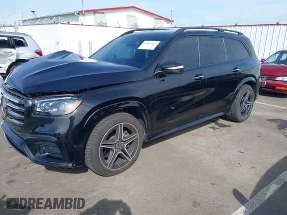 2025 Mercedes-Benz GLS 450 with VIN 4JGFF5KE1SB342204, listed as a IAAI auction lot 42007814 with 6,215 mi miles and . Bid and sale history available at DreamBid. Image 17.