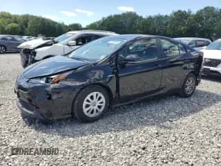 2020 Toyota Prius L Eco with VIN JTDKARFU0L3118217, listed as a Copart auction lot 69955055 with 42,587 mi miles and Salvage title. Bid and sale history available at DreamBid. Image 1.