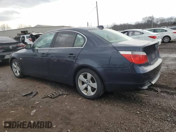 2006 BMW 5 Series 530xi with VIN WBANF73596CG69475, listed as a Copart auction lot 46598545 with 215,684 mi miles and Salvage title. Bid and sale history available at DreamBid. Image 2.