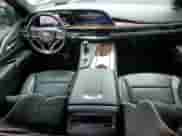 2021 Cadillac Escalade Premium Luxury with VIN 1GYS4BKL4MR474562, listed as a Copart auction lot 62931635 with 59,641 mi miles and Salvage title. Bid and sale history available at DreamBid. Image 8.