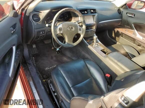 2015 Lexus IS 250 C with VIN JTHFF2C24F2532090, listed as a Copart auction lot 59103565 with 105,877 mi miles and Salvage title. Bid and sale history available at DreamBid. Image 8.