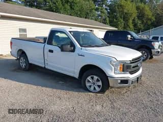 2019 Ford F-150 XL with VIN 1FTMF1CB2KKF00011, listed as a IAAI auction lot 42923871 with 63,848 mi miles and . Bid and sale history available at DreamBid. Image 1.