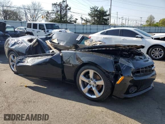 2013 Chevrolet Camaro SS with VIN 2G1FS1EW1D9176759, listed as a Copart auction lot 53703265 with 19,455 mi miles and Salvage title. Bid and sale history available at DreamBid. Image 4.