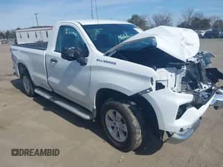 2023 Chevrolet Silverado 1500 Work Truck with VIN 3GCNAAED6PG306954, listed as a IAAI auction lot 41696965 with 19,693 mi miles and . Bid and sale history available at DreamBid. Image 1.