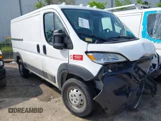 2023 Ram ProMaster Cargo z VIN 3C6LRVVG2PE596243, wystawiony jako IAAI lot #42069331 z przebiegiem 9 332 mil mil oraz . Historia ofert i sprzedaży dostępna na DreamBid. Obrazek 1.