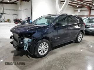 2020 Chevrolet Equinox LT with VIN 2GNAXUEV4L6165502, listed as a Copart auction lot 87192805 with 30,960 mi miles and Salvage title. Bid and sale history available at DreamBid. Image 1.
