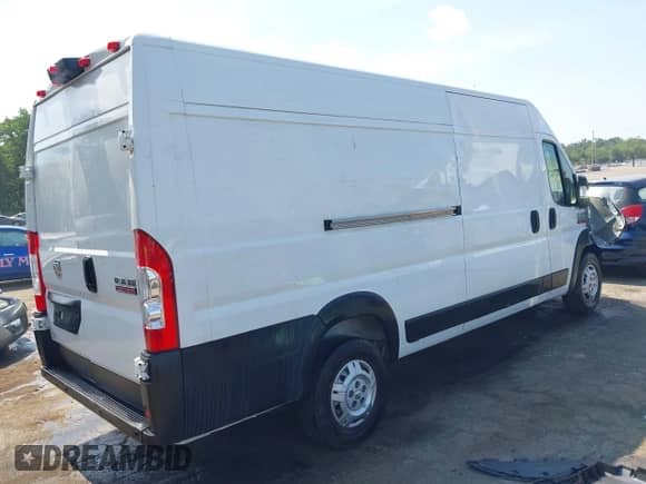 2021 Ram ProMaster Cargo z VIN 3C6MRVJG9ME577193, wystawiony jako IAAI lot #42634966 z przebiegiem 41 892 mil mil oraz . Historia ofert i sprzedaży dostępna na DreamBid. Obrazek 4.