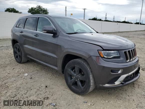2016 Jeep Grand Cherokee High Altitude with VIN 1C4RJECG4GC320389, listed as a Copart auction lot 81341415 with 46,968 mi miles and Salvage title. Bid and sale history available at DreamBid. Image 4.