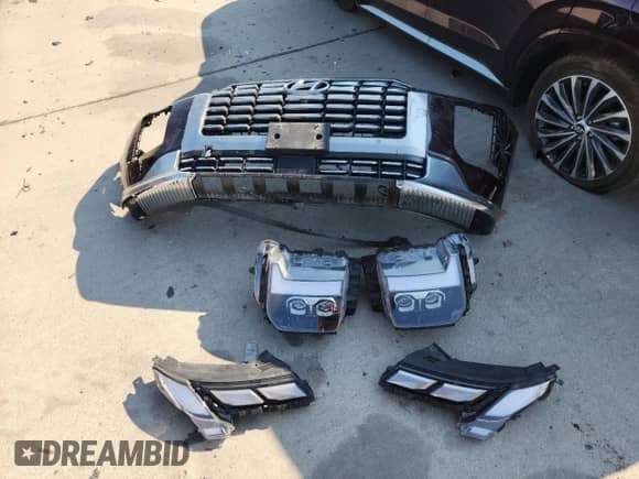 2023 Hyundai Palisade Calligraphy с VIN KM8R7DGE1PU547661, выставлен на аукционе Copart как лот 71187065 с пробегом 46 733 миль миль и Списание • Salvage title. История ставок и продаж доступна на DreamBid. Изображение 13.