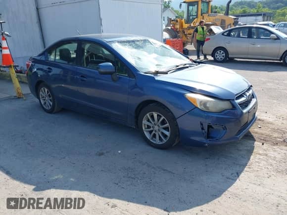 2012 Subaru Impreza Premium with VIN JF1GJAC62CH023339, listed as a IAAI auction lot 42479817 with 120,605 mi miles and . Bid and sale history available at DreamBid. Image 1.