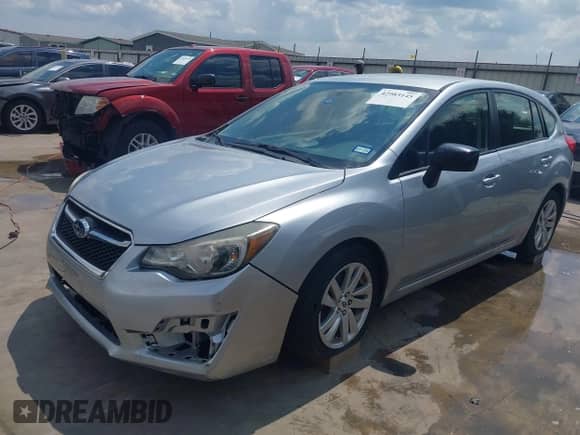 2015 Subaru Impreza Premium with VIN JF1GPAC68FH208160, listed as a IAAI auction lot 42983145 with 67,518 mi miles and . Bid and sale history available at DreamBid. Image 2.