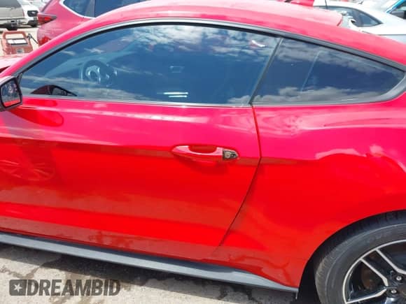 2023 Ford Mustang EcoBoost with VIN 1FA6P8TH0P5101791, listed as a IAAI auction lot 42888045 with 17,479 mi miles and . Bid and sale history available at DreamBid. Image 13.