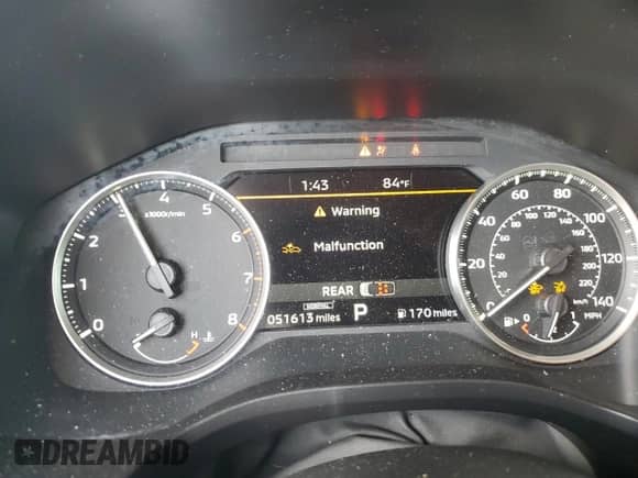 2023 Mitsubishi Outlander SE с VIN JA4J4UA80PZ053589, выставлен на аукционе Copart как лот 83873125 с пробегом 51 613 миль миль и На запчасти • Non repairable. История ставок и продаж доступна на DreamBid. Изображение 9.