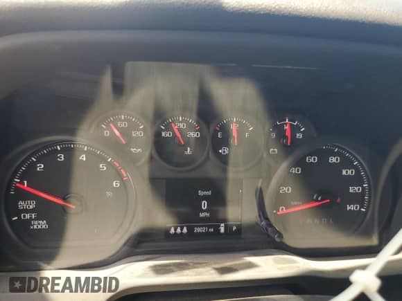 2024 Chevrolet Silverado 1500 Custom Trail Boss z VIN 3GCUDCE89RG392815, wystawiony jako Copart lot #70260445 z przebiegiem 29 021 mil mil oraz Szkoda całkowita • Salvage title. Historia ofert i sprzedaży dostępna na DreamBid. Obrazek 9.