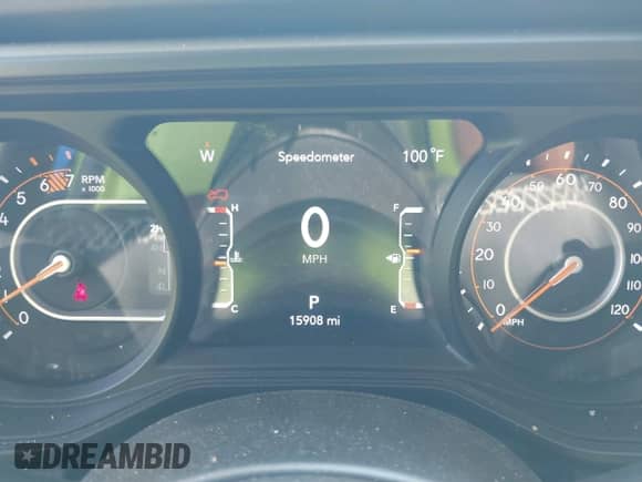 2025 Jeep Wrangler Rubicon with VIN 1C4PJXFN2SW526895, listed as a IAAI auction lot 43368512 with 15,908 mi miles and . Bid and sale history available at DreamBid. Image 7.