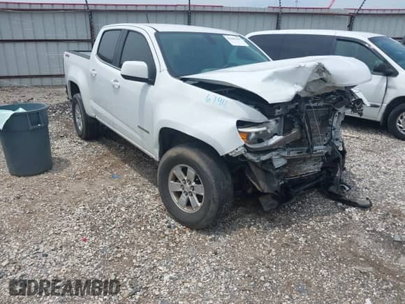 2018 Chevrolet Colorado 4WD Work Truck z VIN 1GCGTBEN5J1226794, wystawiony jako IAAI lot #42486189 z przebiegiem Nie podano mil oraz . Historia ofert i sprzedaży dostępna na DreamBid. Obrazek 1.