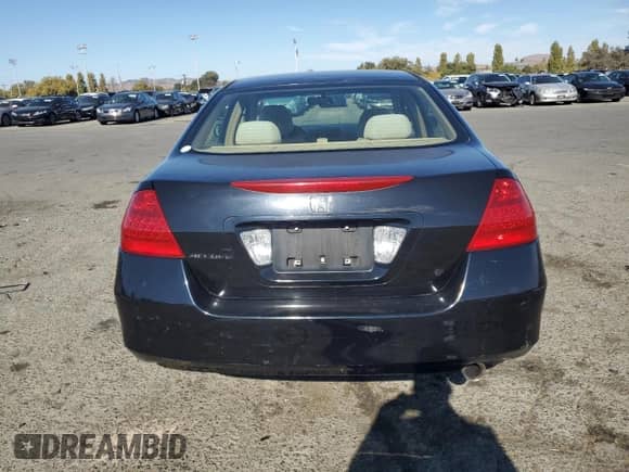 2007 Honda Accord LX SE with VIN JHMCM563X7C025205, listed as a Copart auction lot 81133955 with 160,781 mi miles and Salvage title. Bid and sale history available at DreamBid. Image 6.