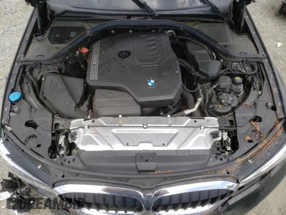 2020 BMW 3 Series 330i xDrive with VIN 3MW5R7J02L8B21414, listed as a Copart auction lot 55982935 with 109,072 mi miles and Salvage title. Bid and sale history available at DreamBid. Image 11.