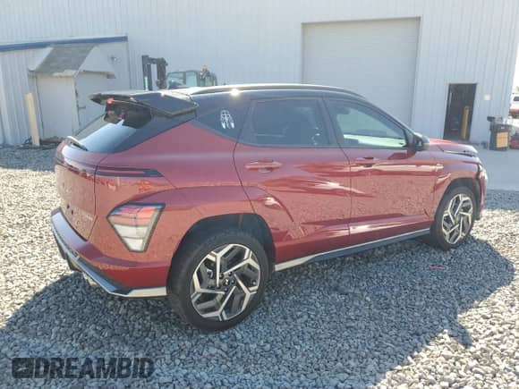 2024 Hyundai Kona N Line с VIN KM8HACA31RU087757, выставлен на аукционе Copart как лот 66408495 с пробегом 42 790 миль миль и Списание • Salvage title. История ставок и продаж доступна на DreamBid. Изображение 3.