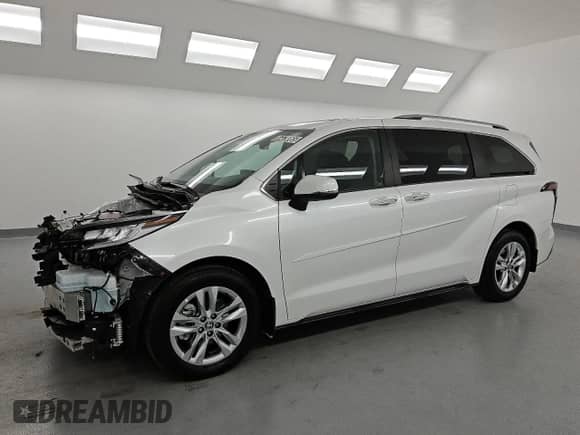 2024 Toyota Sienna Limited с VIN 5TDZRKEC7RS217633, выставлен на аукционе Copart как лот 56478865 с пробегом 2 893 миль миль и Чистый • Clean title. История ставок и продаж доступна на DreamBid. Изображение 1.