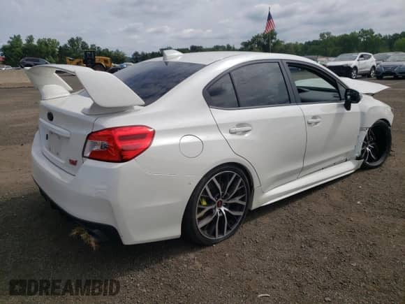 2020 Subaru WRX STI with VIN JF1VA2E63L9833082, listed as a Copart auction lot 63496145 with 50,516 mi miles and Salvage title. Bid and sale history available at DreamBid. Image 3.