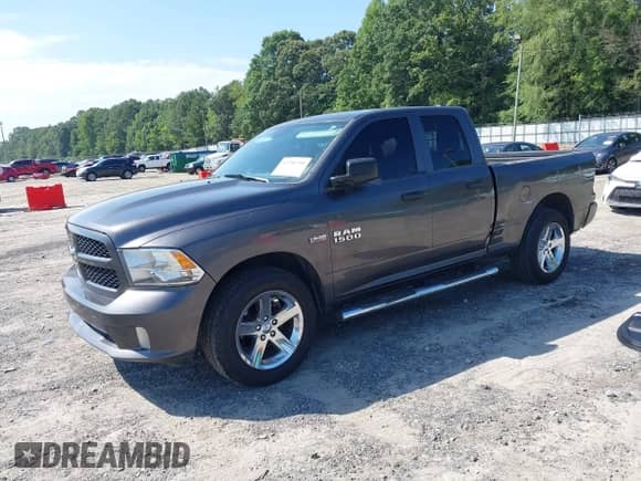 2015 Ram 1500 Express with VIN 1C6RR6FT9FS614504, listed as a IAAI auction lot 42788799 with 223,396 mi miles and . Bid and sale history available at DreamBid. Image 2.