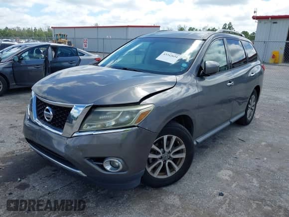 2015 Nissan Pathfinder SL with VIN 5N1AR2MM6FC693369, listed as a IAAI auction lot 43342654 with 108,030 mi miles and . Bid and sale history available at DreamBid. Image 17.