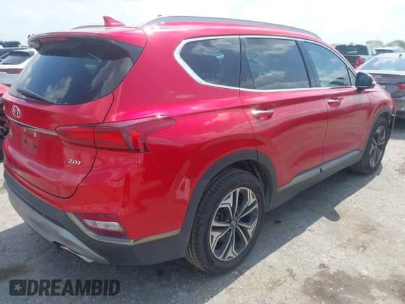 2020 Hyundai Santa Fe Limited with VIN 5NMS53AA2LH201468, listed as a IAAI auction lot 42363028 with 58,335 mi miles and . Bid and sale history available at DreamBid. Image 4.