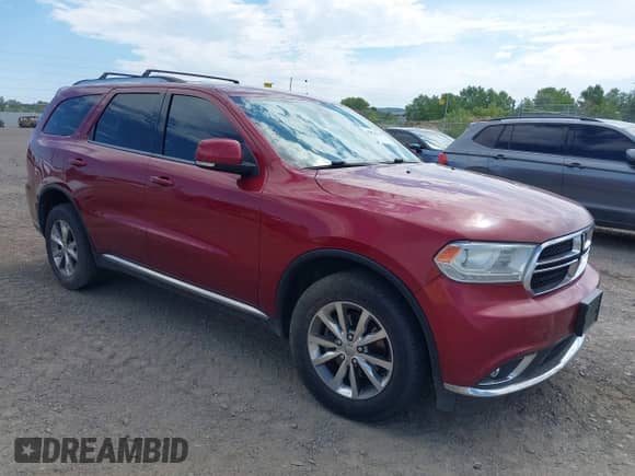2014 Dodge Durango Limited with VIN 1C4RDJDG6EC508584, listed as a IAAI auction lot 42962834 with 188,641 mi miles and . Bid and sale history available at DreamBid. Image 1.