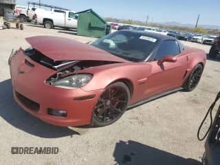 2009 Chevrolet Corvette Z06 w/2LZ with VIN 1G1YZ26E995104468, listed as a Copart auction lot 52330075 with 53,569 mi miles and Salvage title. Bid and sale history available at DreamBid. Image 1.