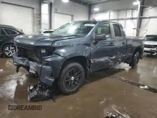 2019 Chevrolet Silverado 1500 with VIN 1GCVYEED0KZ199850, listed as a Copart auction lot 45478835 with 133,690 mi miles and Salvage title. Bid and sale history available at DreamBid. Image 1.