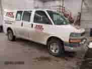 2019 Chevrolet Express Cargo with VIN 1GCWGAFG5K1321545, listed as a IAAI auction lot 41554480 with 43,749 mi miles and . Bid and sale history available at DreamBid. Image 1.