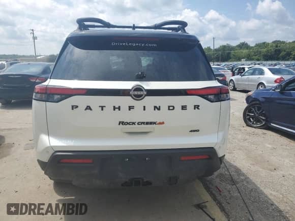 2024 Nissan Pathfinder Rock Creek с VIN 5N1DR3BD1RC305247, выставлен на аукционе Copart как лот 63051285 с пробегом 2 833 миль миль и Списание • Salvage title. История ставок и продаж доступна на DreamBid. Изображение 6.