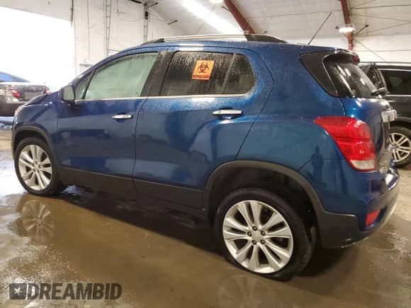 2020 Chevrolet Trax Premier with VIN 3GNCJRSB8LL298051, listed as a Copart auction lot 46712385 with Not provided miles and Clean title. Bid and sale history available at DreamBid. Image 2.